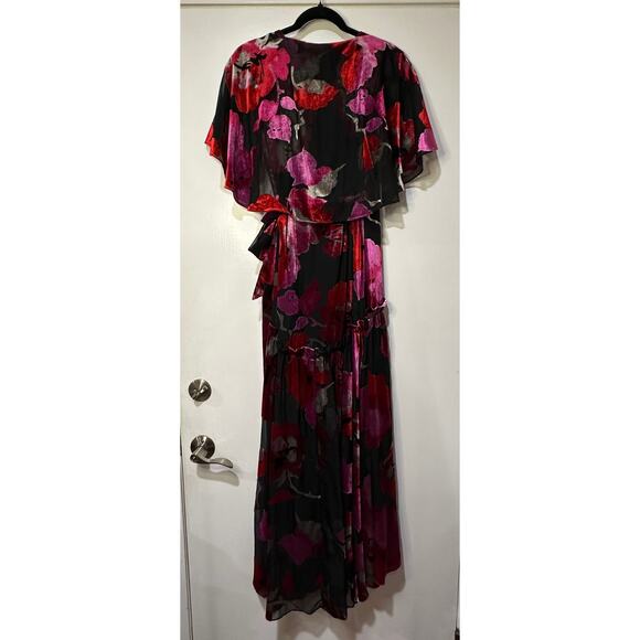 Hutch Nataly Short-Sleeve Wrap Maxi Dress Size XS/SM 2-4 NWOT Feminine Elegant - Picture 11 of 16